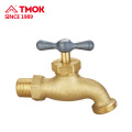 TMOK Baño de color dorado Cocina Lavabo montado en la pared Faucet Bibcock